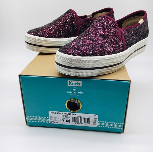 kate spade triple decker glitter